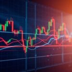 Forex trading charts visualization