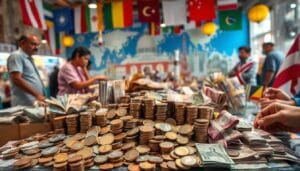 currency exchange concept