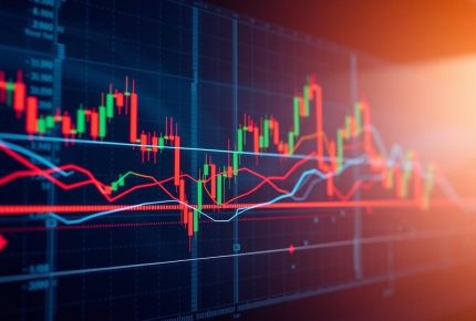 Forex trading charts visualization