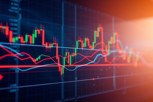 Forex trading charts visualization