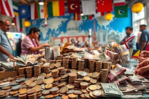 currency exchange concept